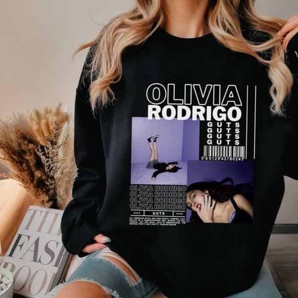 Guts World Tour 2024 Sweatshirt Sweatshirt 2024 Concert Pullover Guts, Olivia Ba - Picture 2 of 3